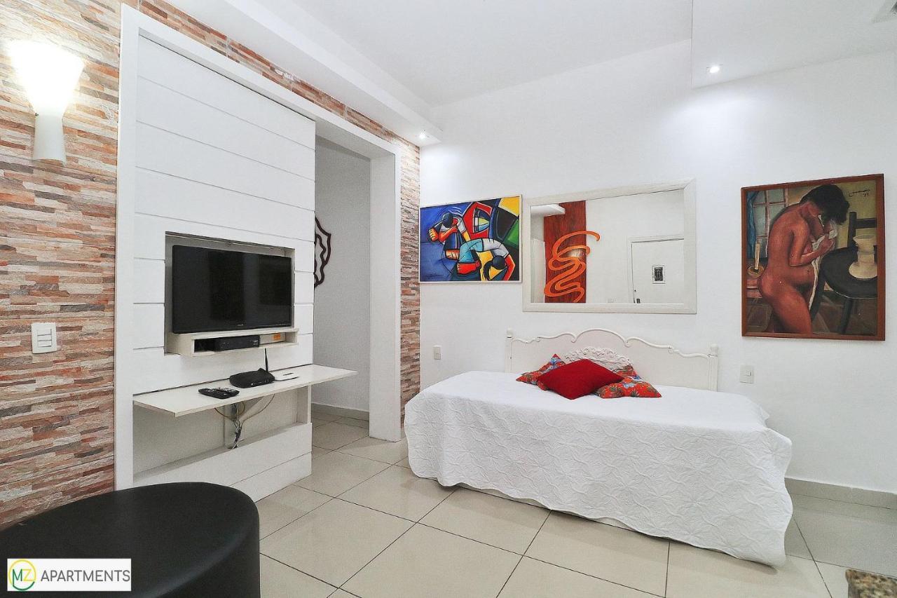 Studio Silencioso Para 3 Pessoas Em Copacabana Rio de Janeiro Bagian luar foto